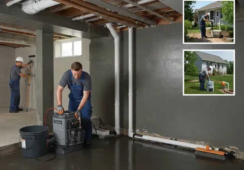 Basement Waterproofing and Flood Prevention process in Bridgeport, MI